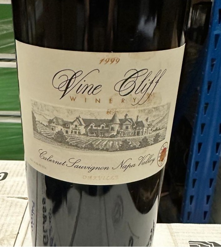Vine Cliff Oakville Cabernet Sauvignon (1500ml), 1999