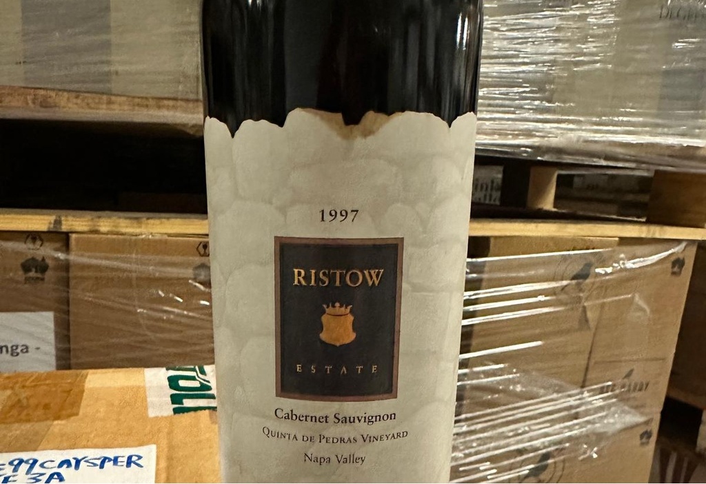 Quinta de Pedras Cabernet Sauvignon Napa Valley 1997- Slightly Stain Label