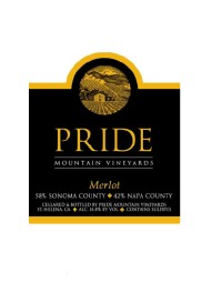 Pride Mountain Vineyards Merlot 2006