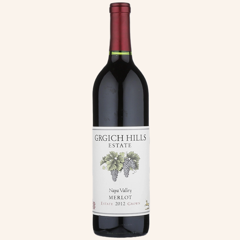 Grgich Hills Estate Grown Merlot, (375ml) 2012